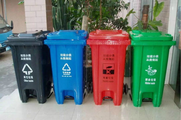 垃圾桶的分类四种